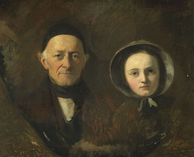 Portrait of Johann Joseph Hermann and Ida Schwartze